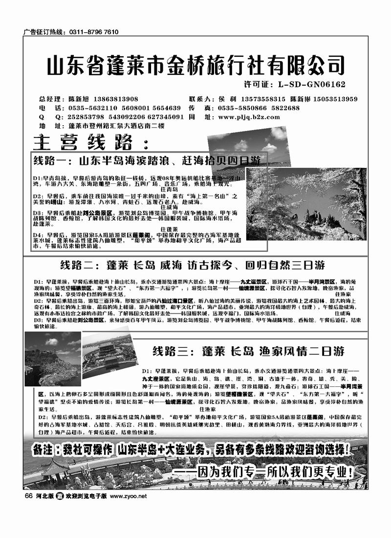 山东省蓬莱市金桥旅行社66