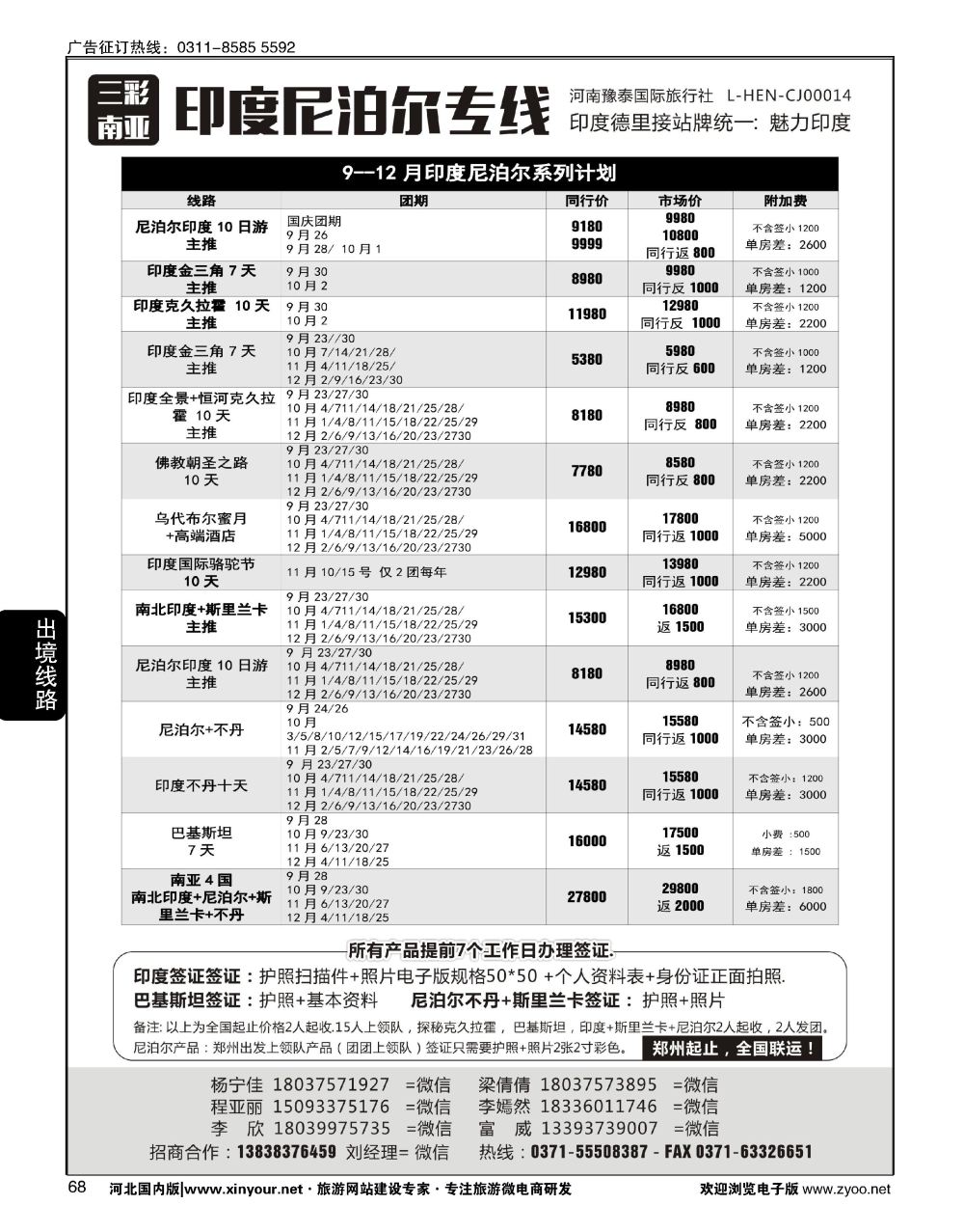 68 印度尼泊尔专线·三彩南亚