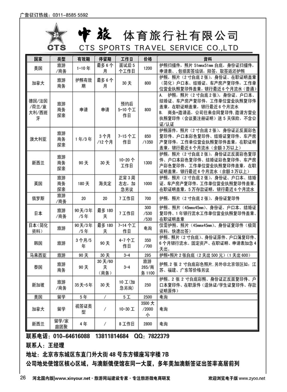 26 中旅签证
