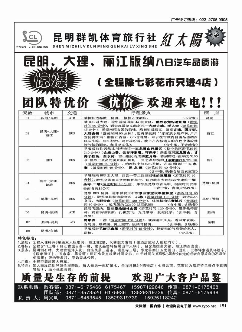 昆明群凯·红太阳     对开2