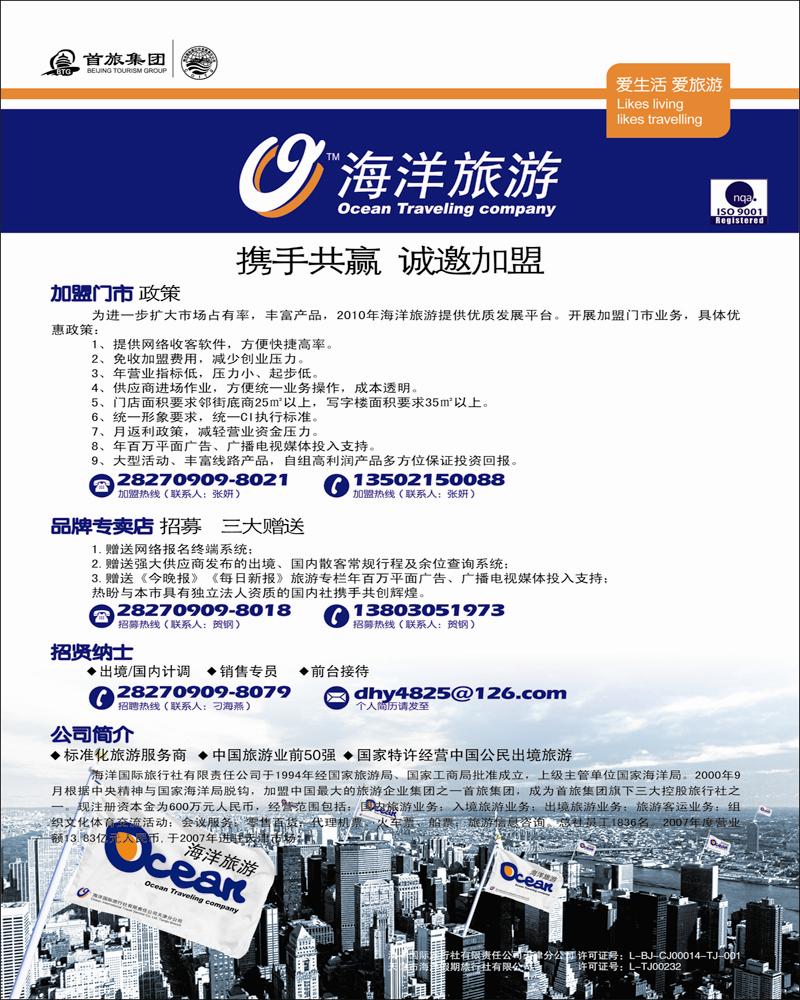 诚招门市