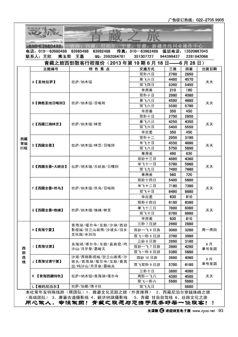 93青藏之旅