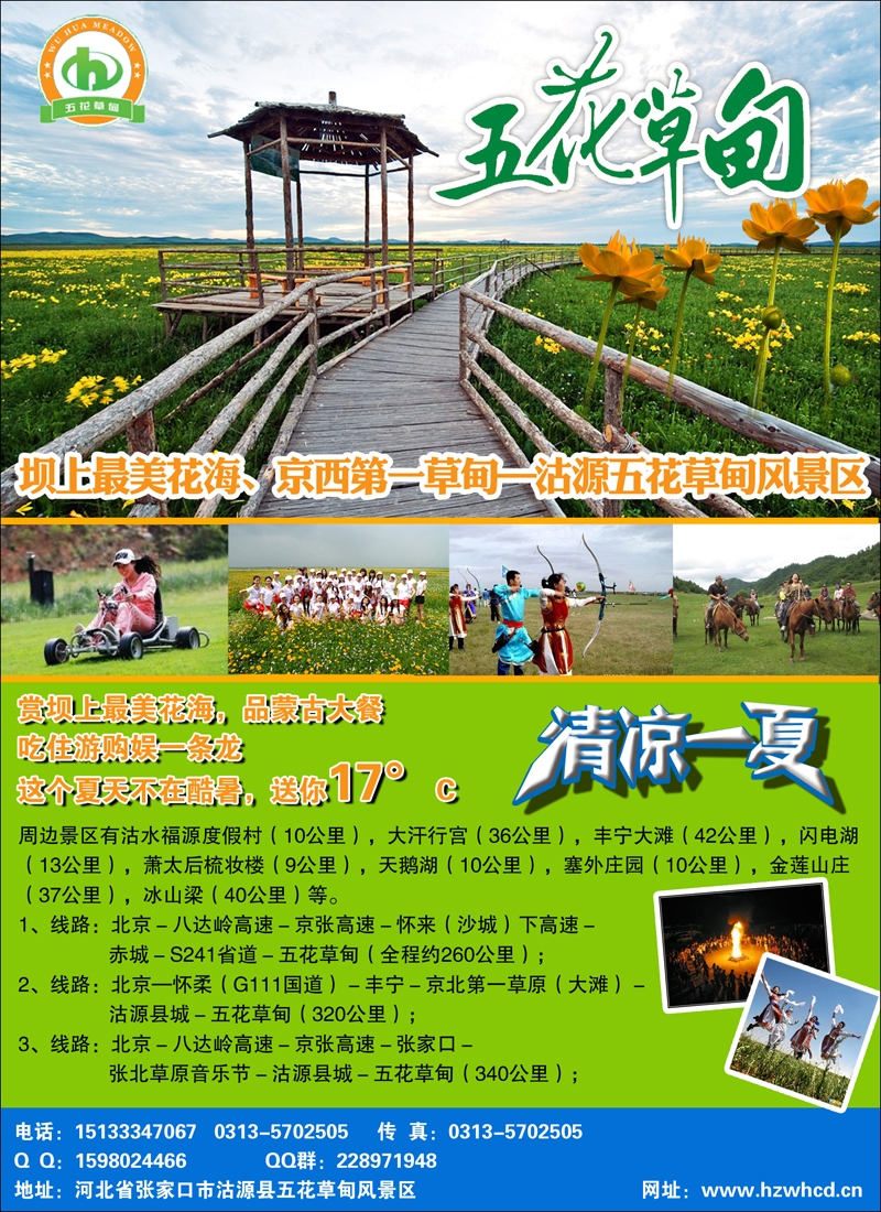 彩4清凉草原花海·坝上五花草甸