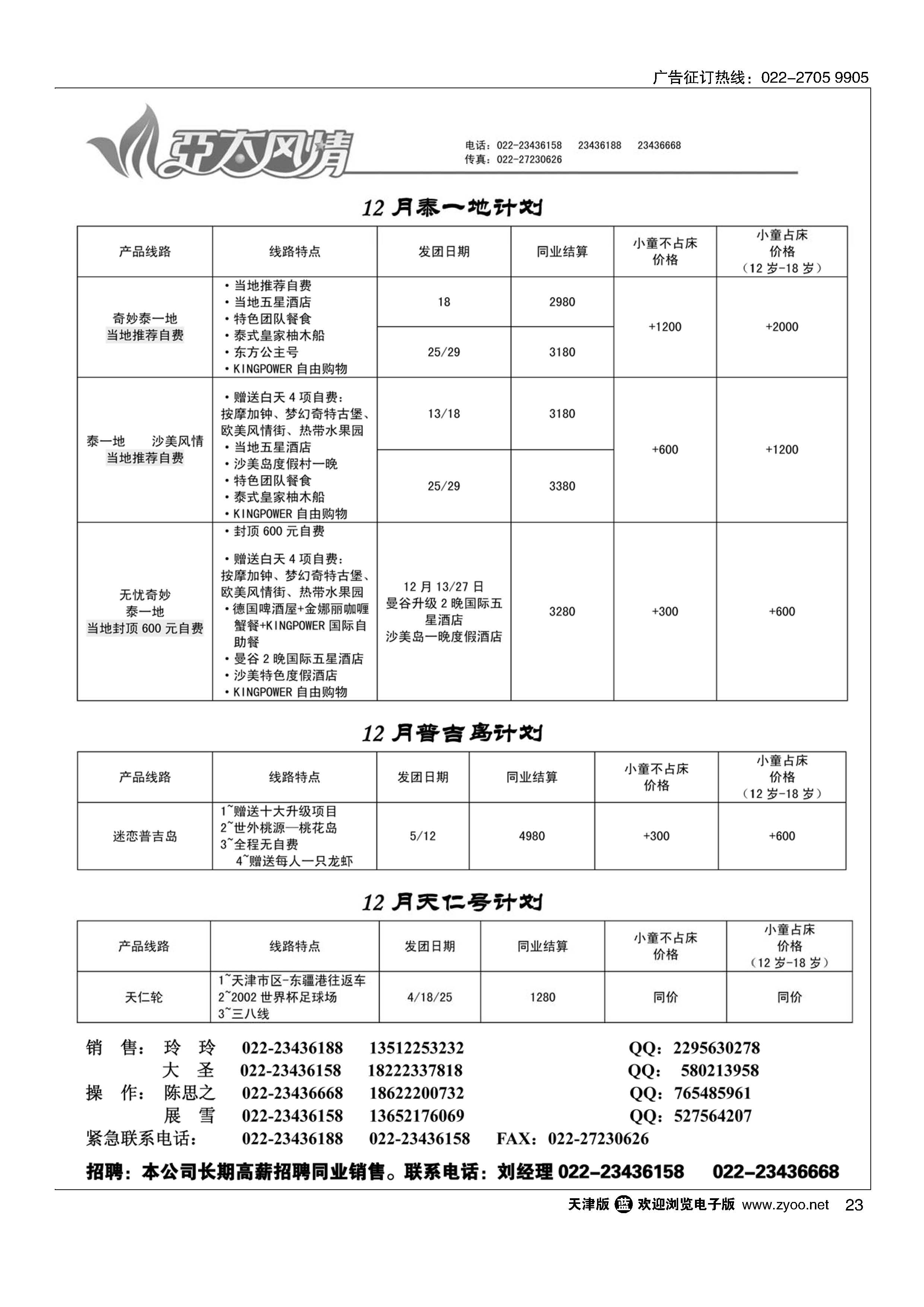 023亚太风情