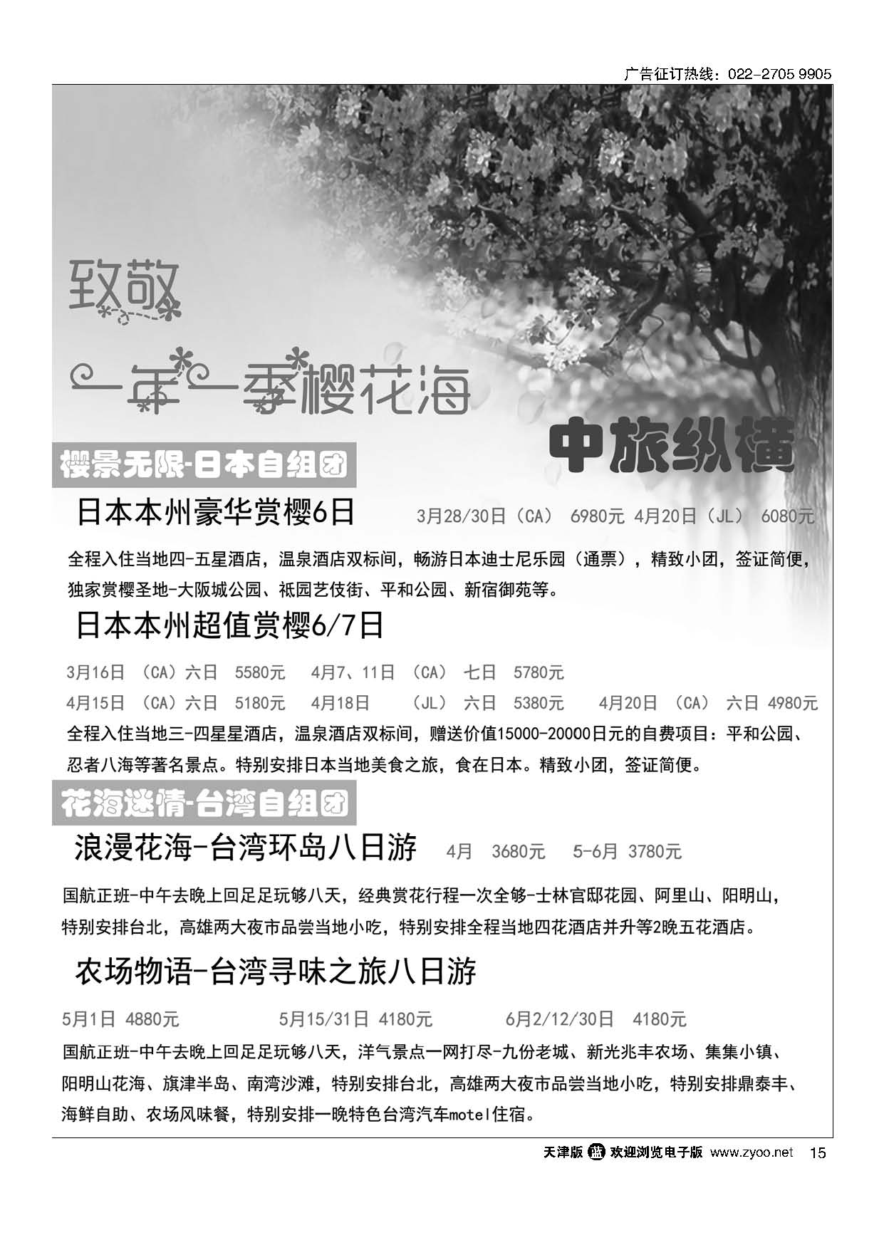 15纵横游国际专线