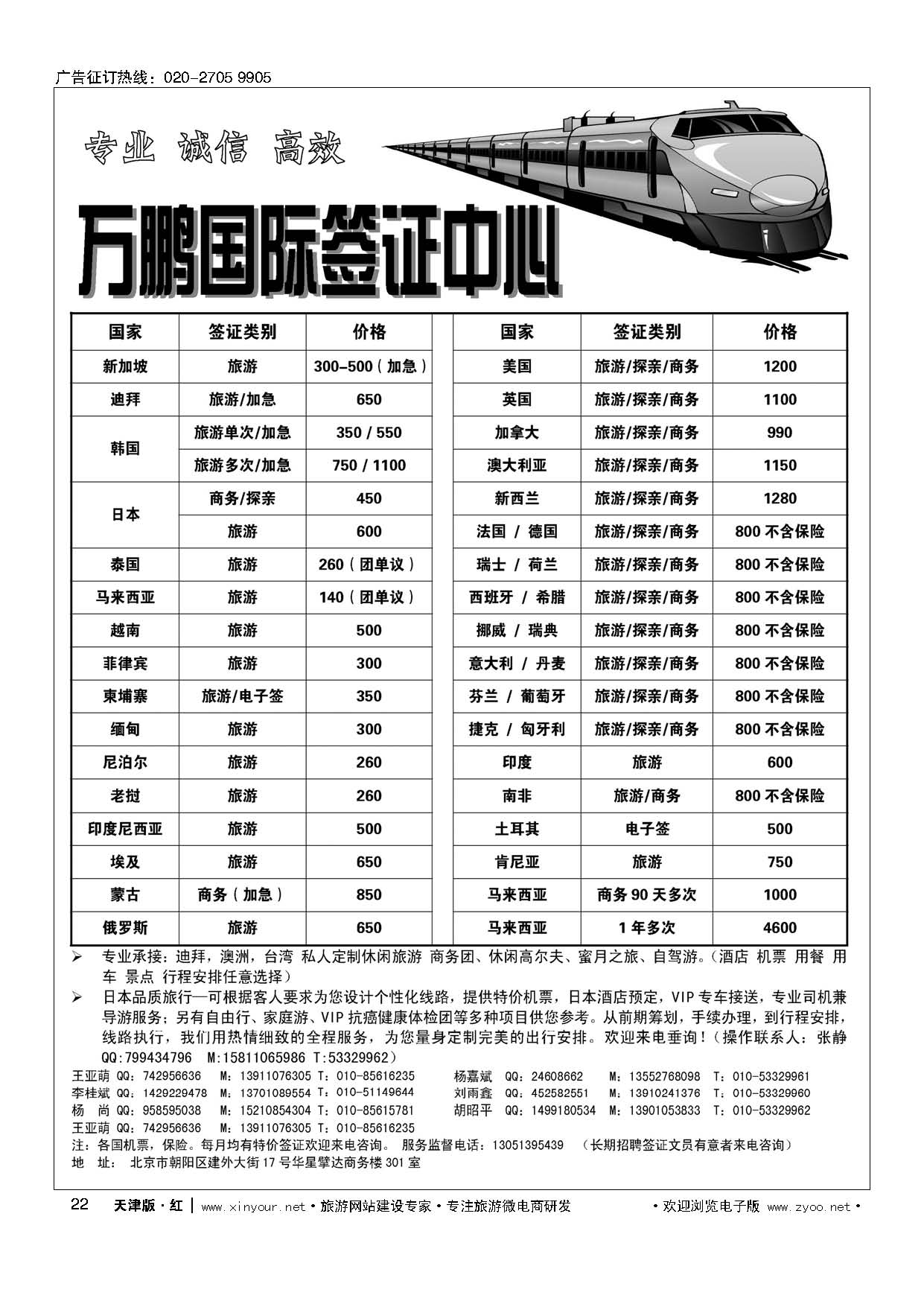 22万鹏国际签证中心
