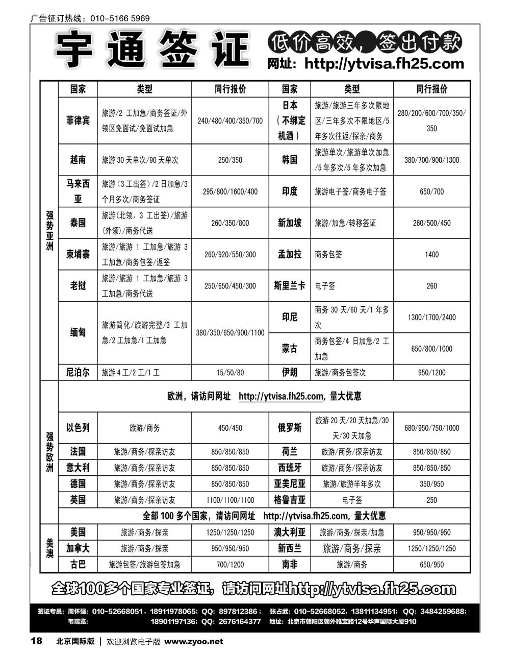 18宇通签证