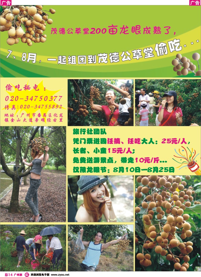 彩r014 龙眼节——一起组团来茂德公草堂偷吃
