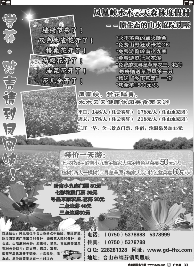 r033  赏花.踏青请到凤凰峡！