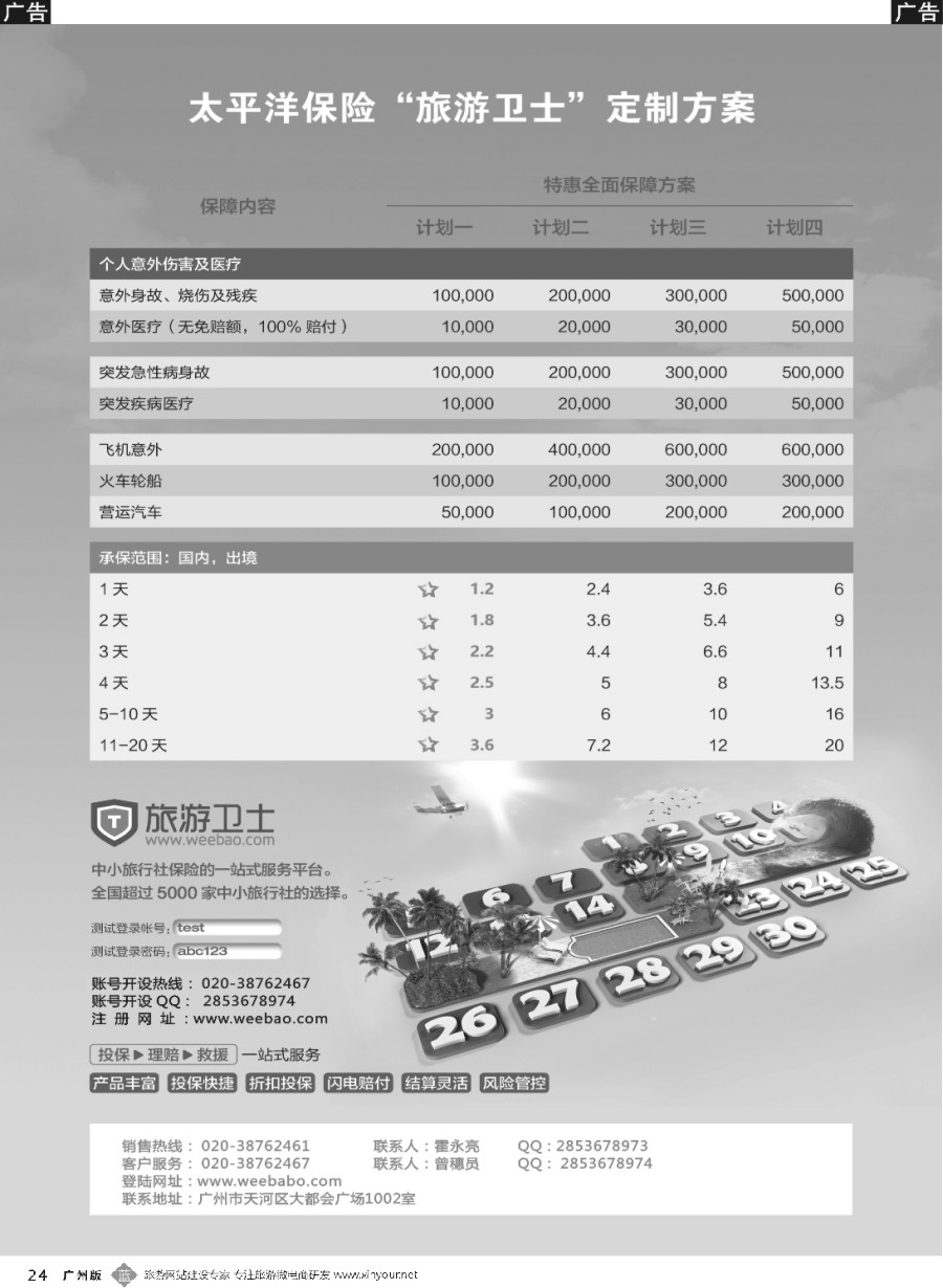 b024 旅行保险-旅游卫士保险网