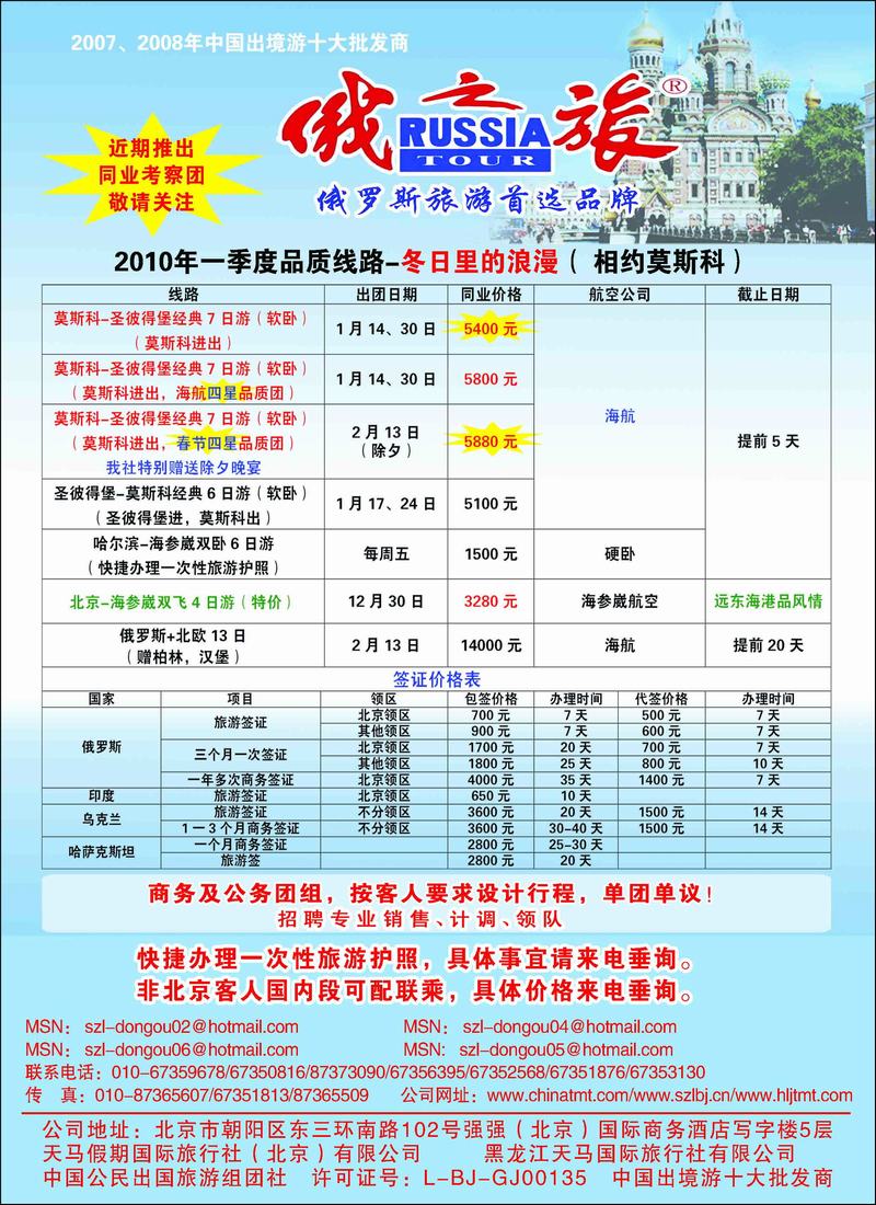 俄之旅