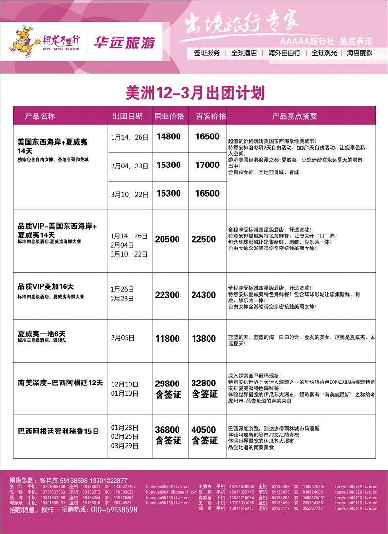 翔龙万里行-华远国际旅游有限公司2