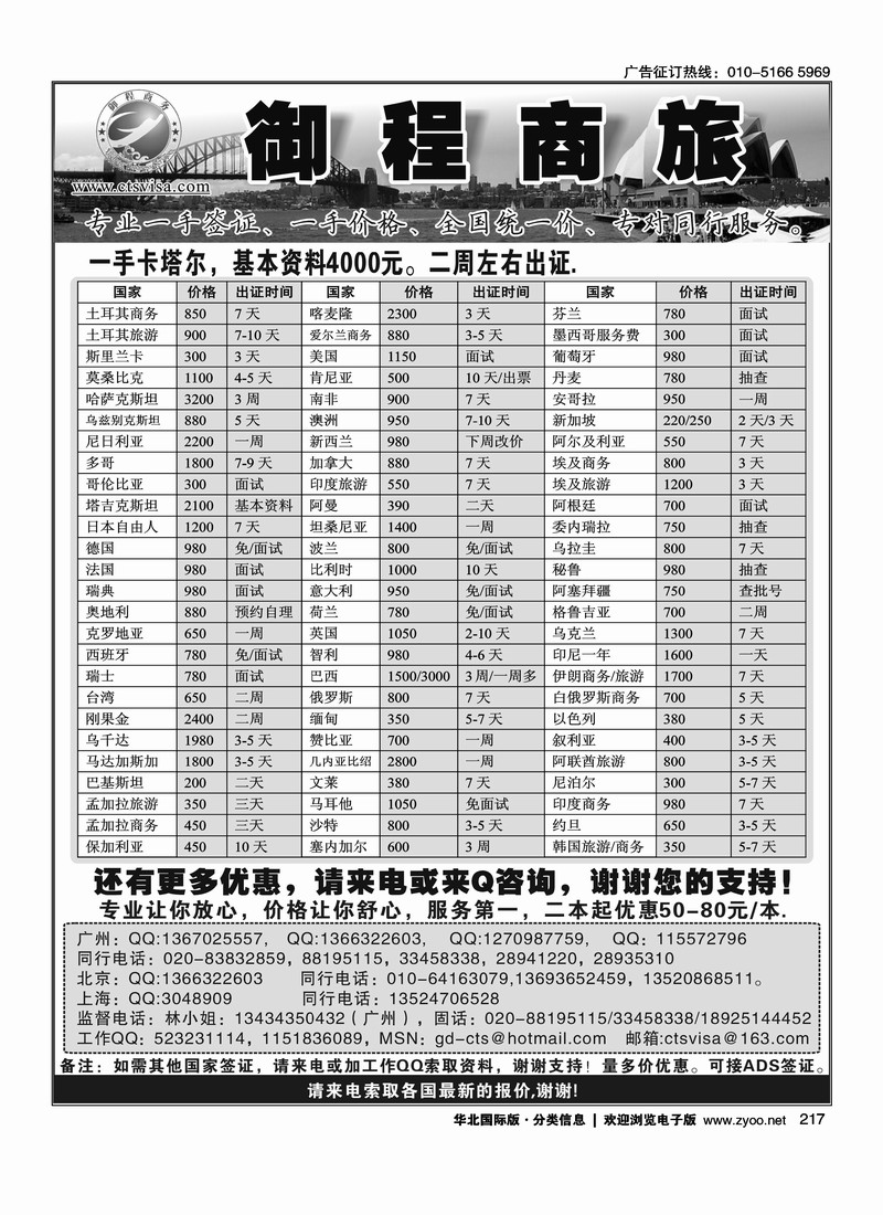御程商旅--同行签证表