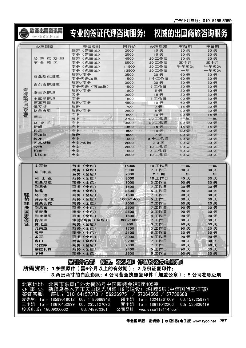 287欧亚出国商务咨询中心