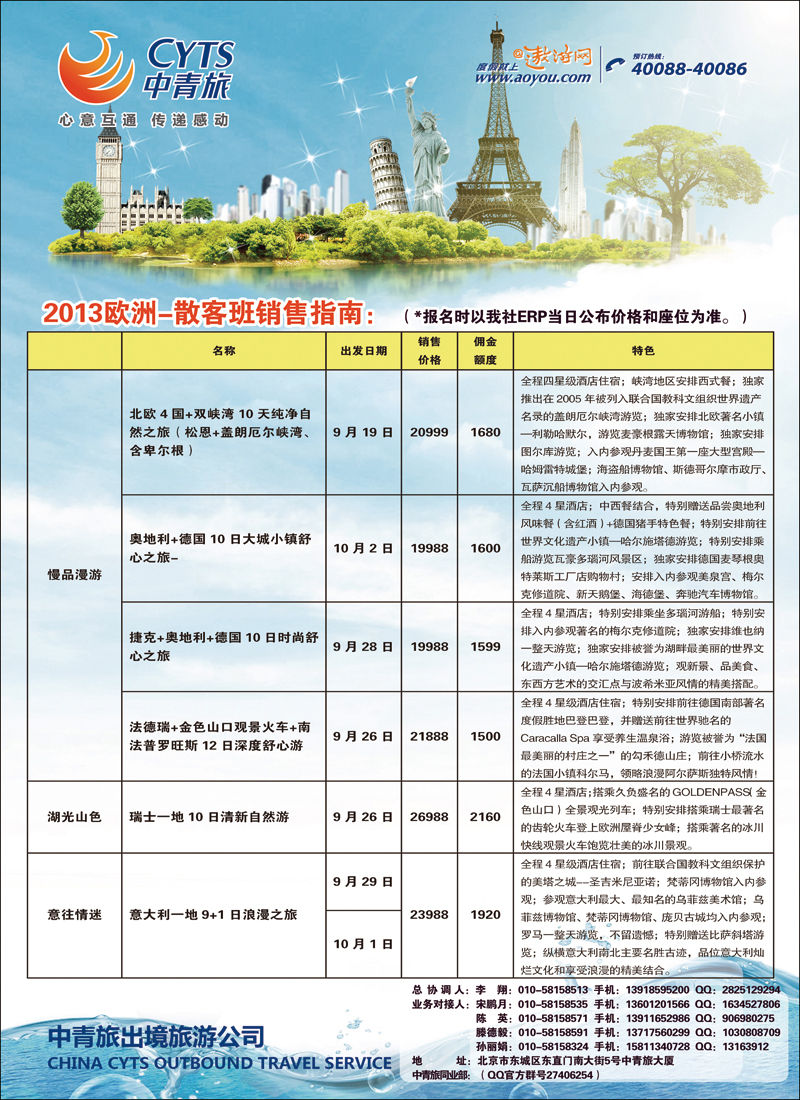 彩5660中青旅2（欧洲）
