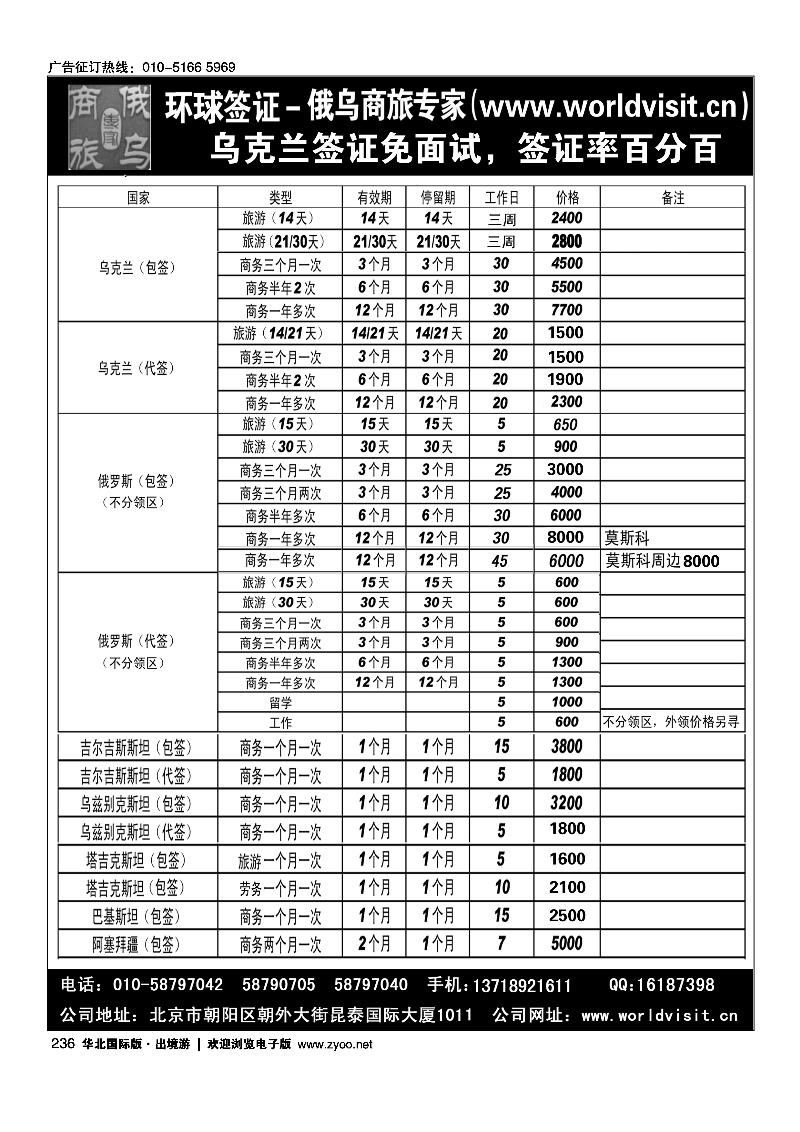 236中国金桥旅游