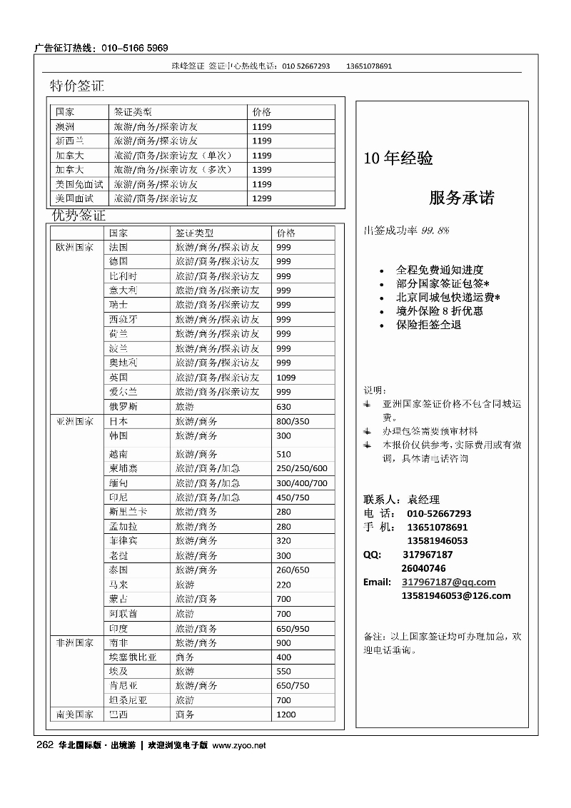 黑262珠峰签证
