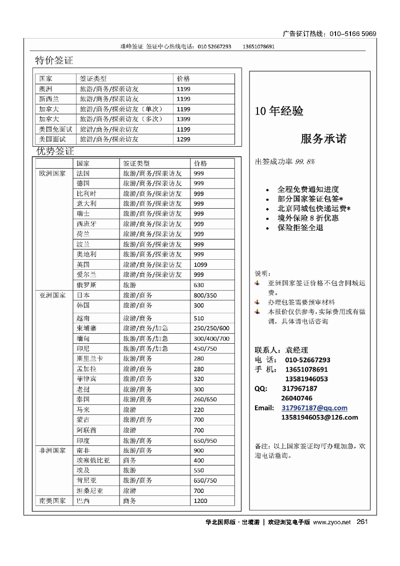 261珠峰签证