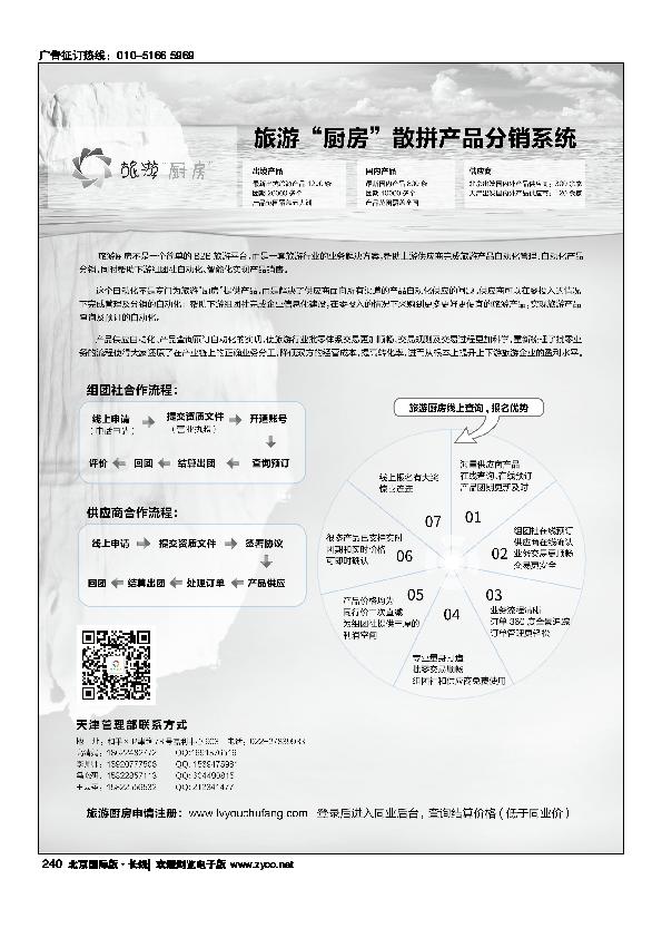 北京中旅-旅游厨房240