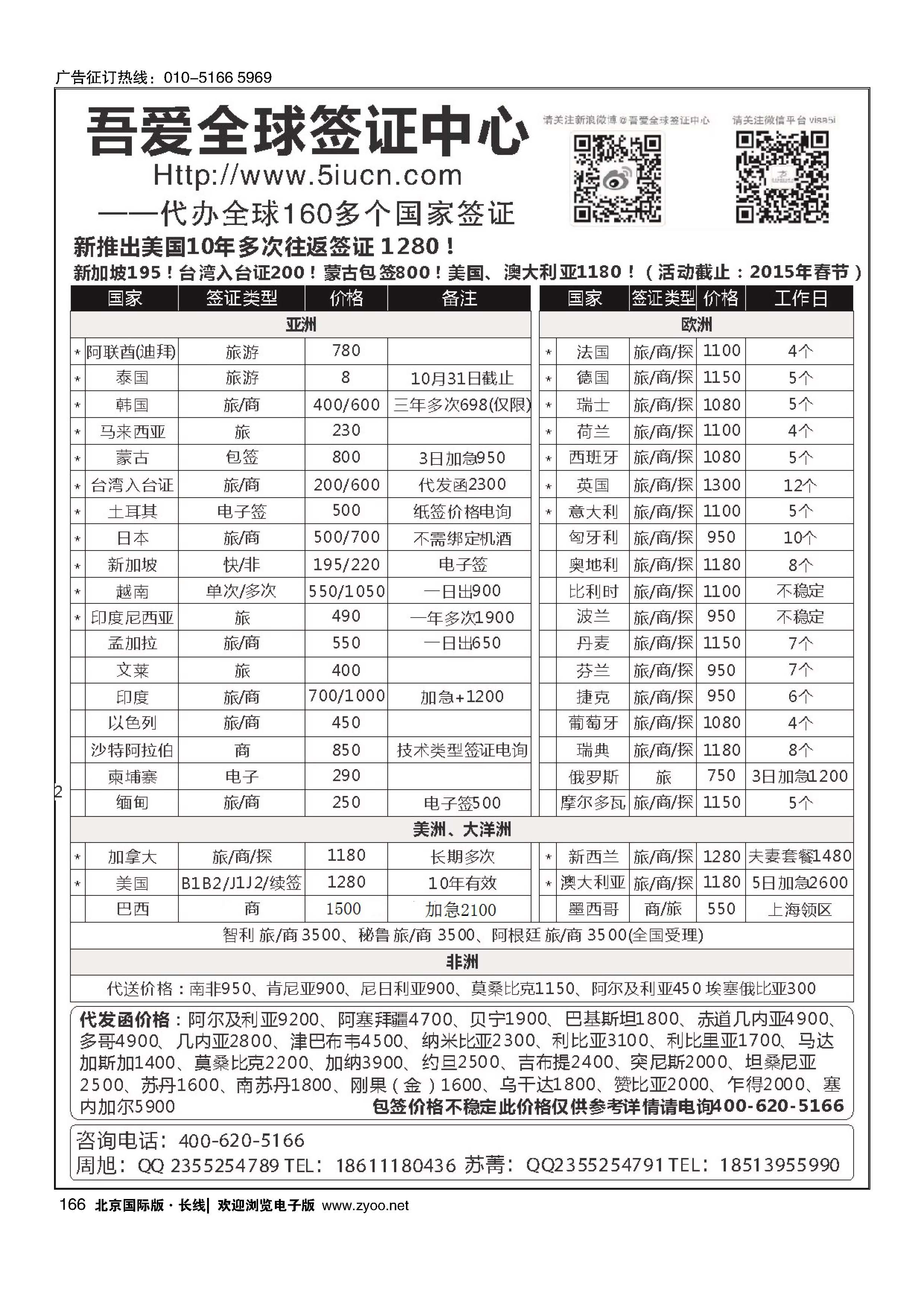 166吾爱签证中心？吾爱旅游网
