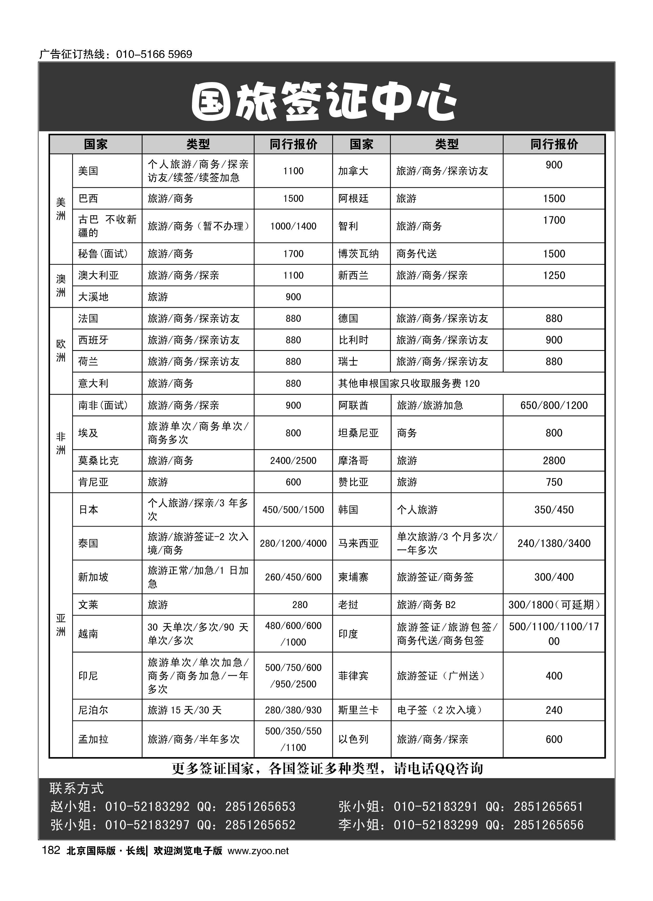 182国旅签证中心