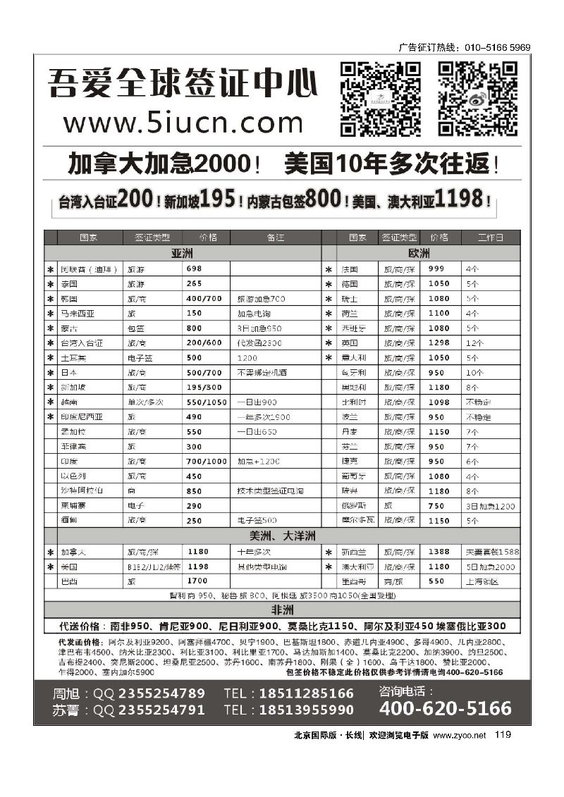 111环球签证