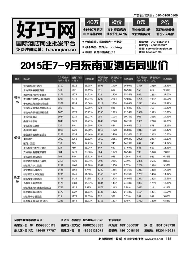 115好巧网-国际酒店同业批发平台