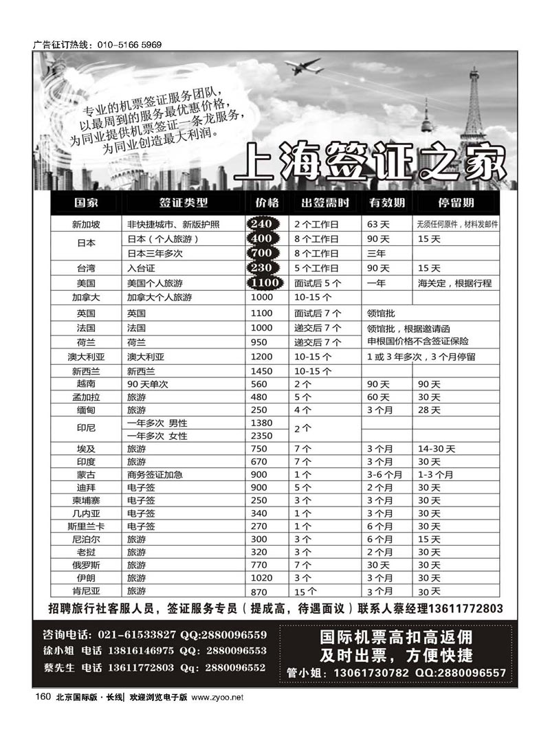 160上海签证之家