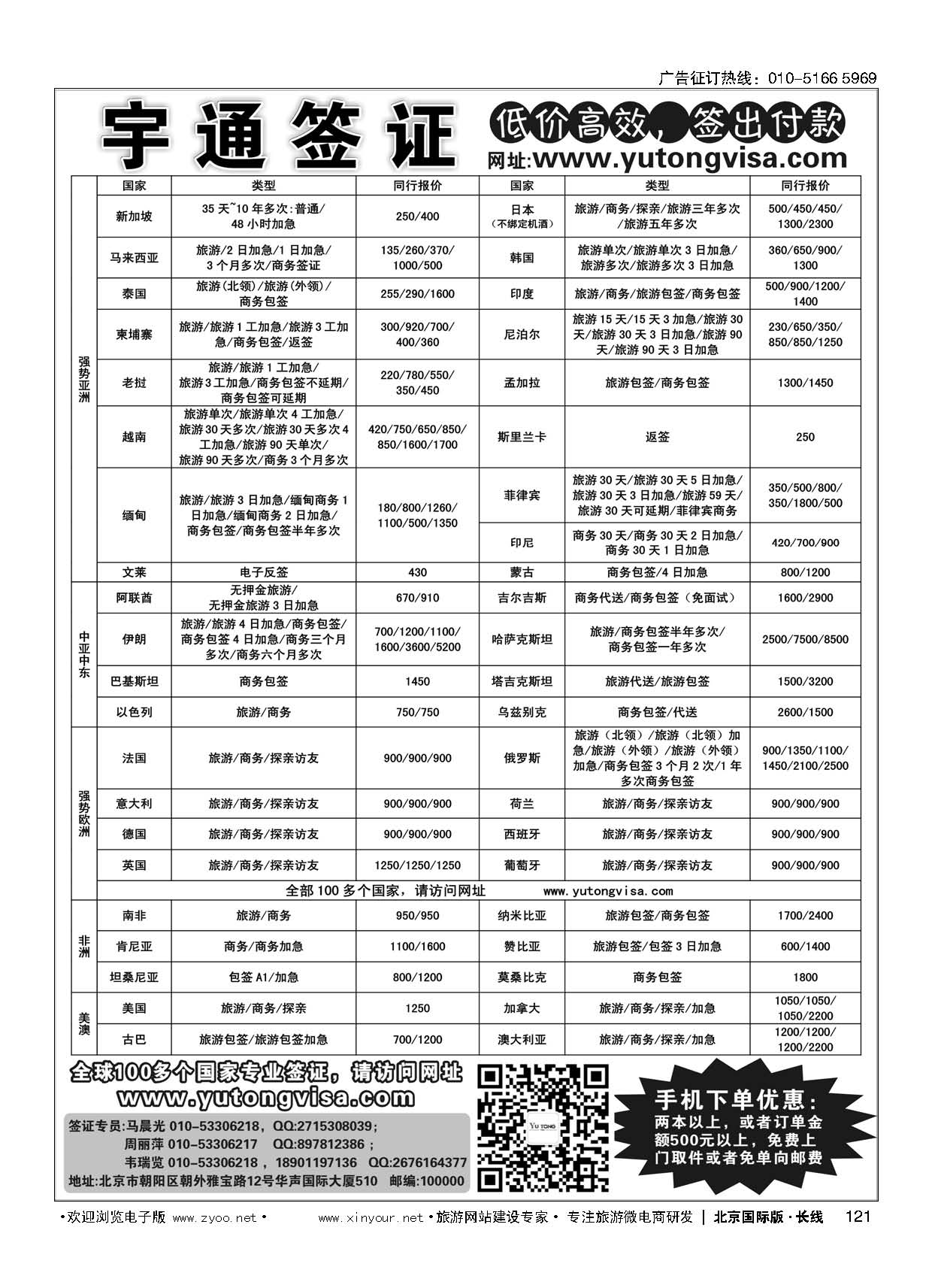 121宇通签证