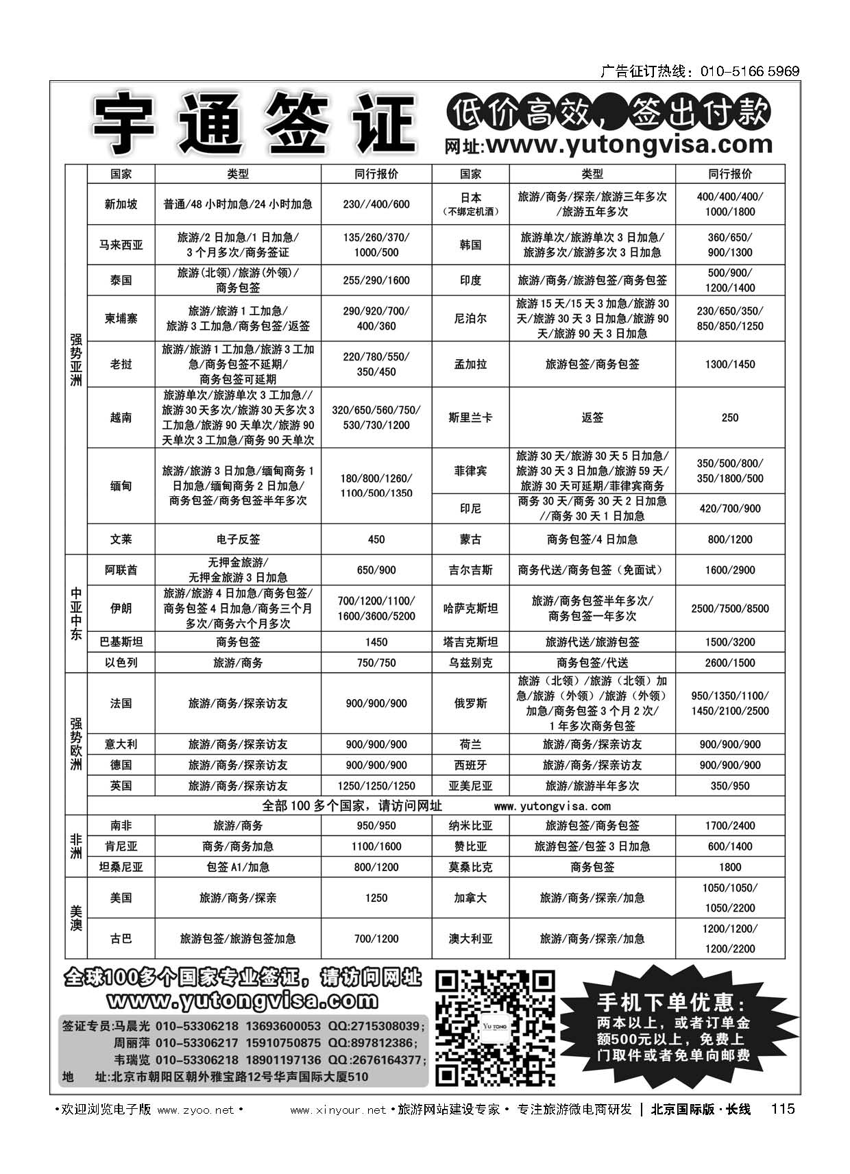 115宇通签证