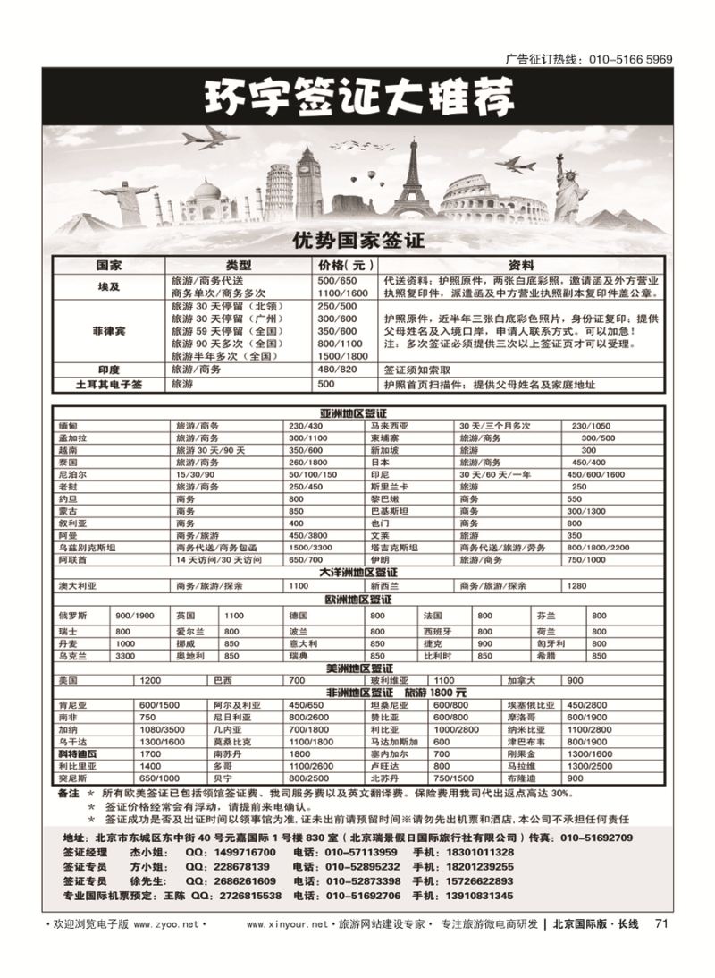 71环宇签证