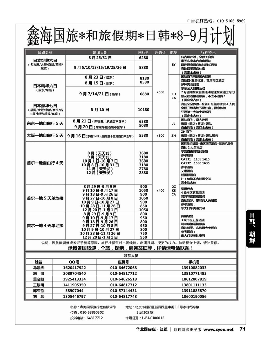 71和旅假期