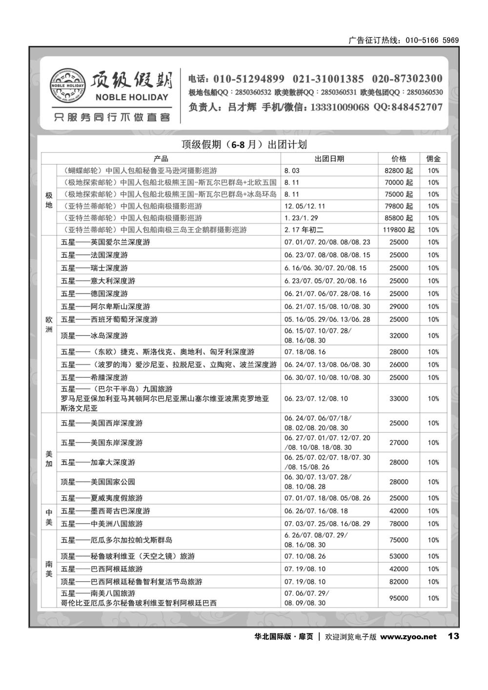 13顶级假期-极地包船