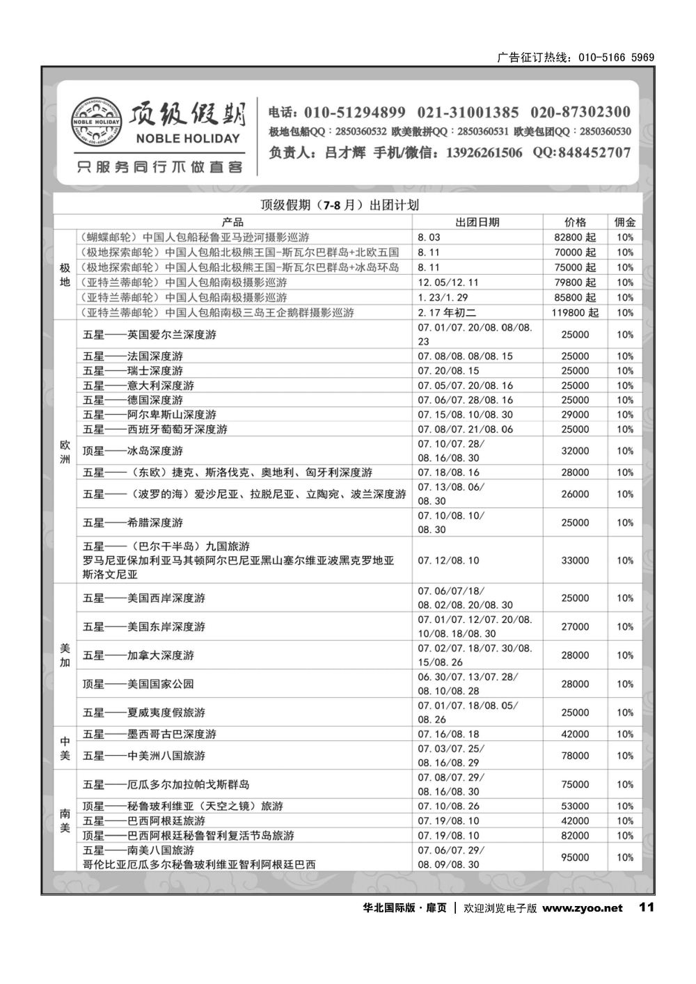 11顶级假期-极地包船