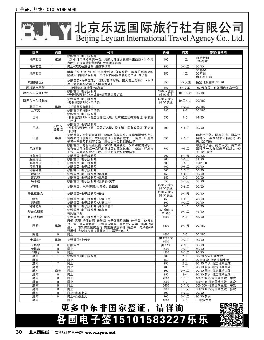 30非洲 中东签证 李炜