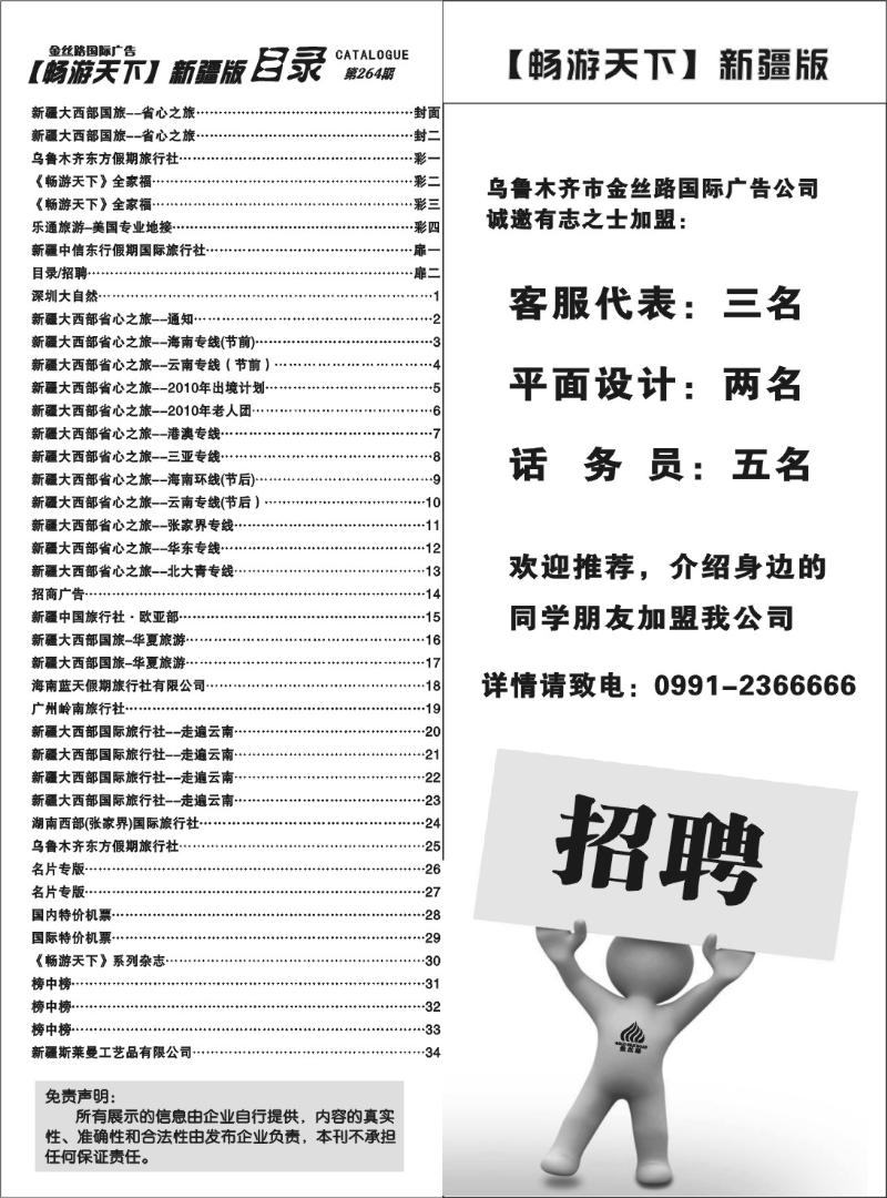 目录招聘扉二