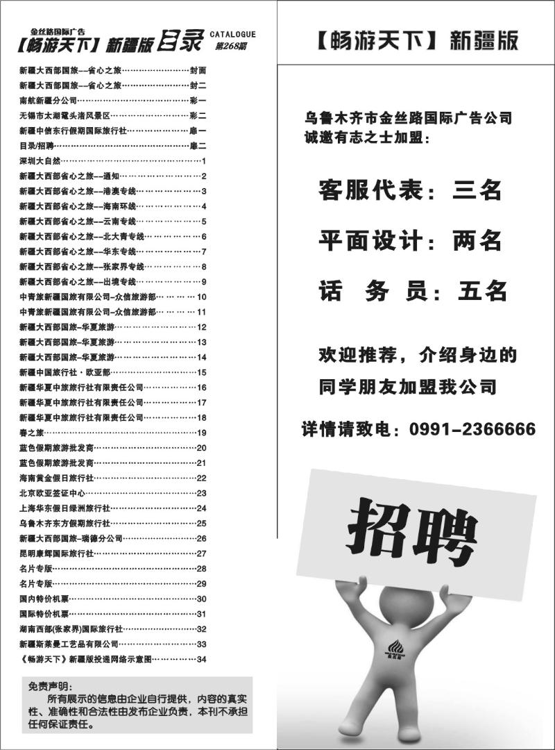 目录招聘扉二