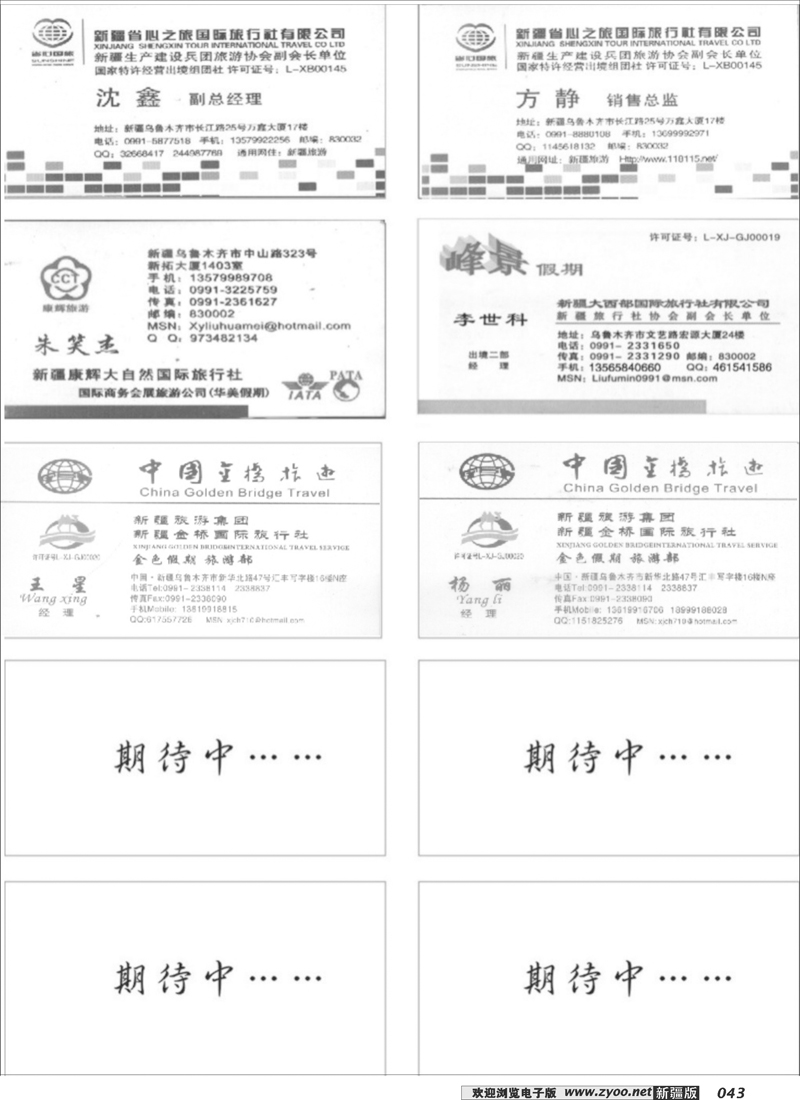 名片专版43