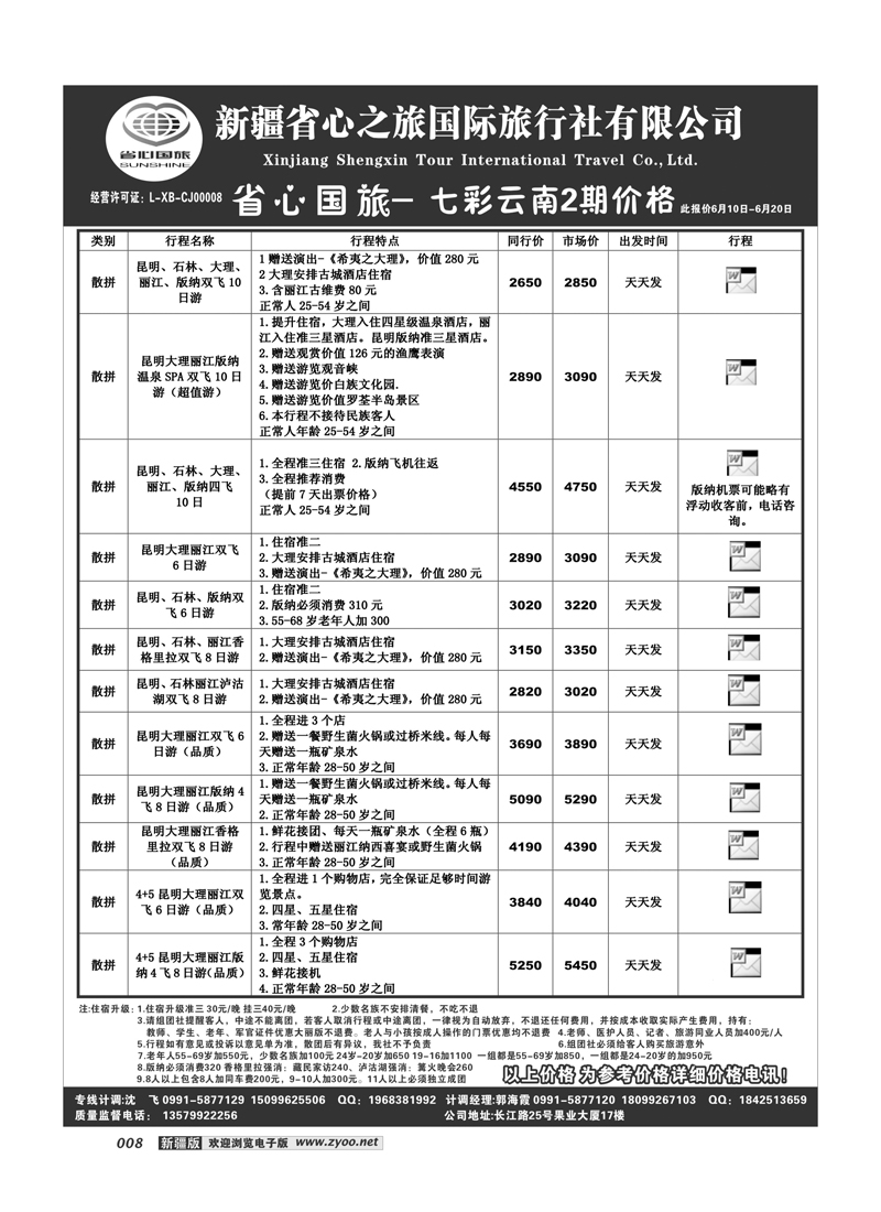 新疆省心之旅国际旅行社-昆明8