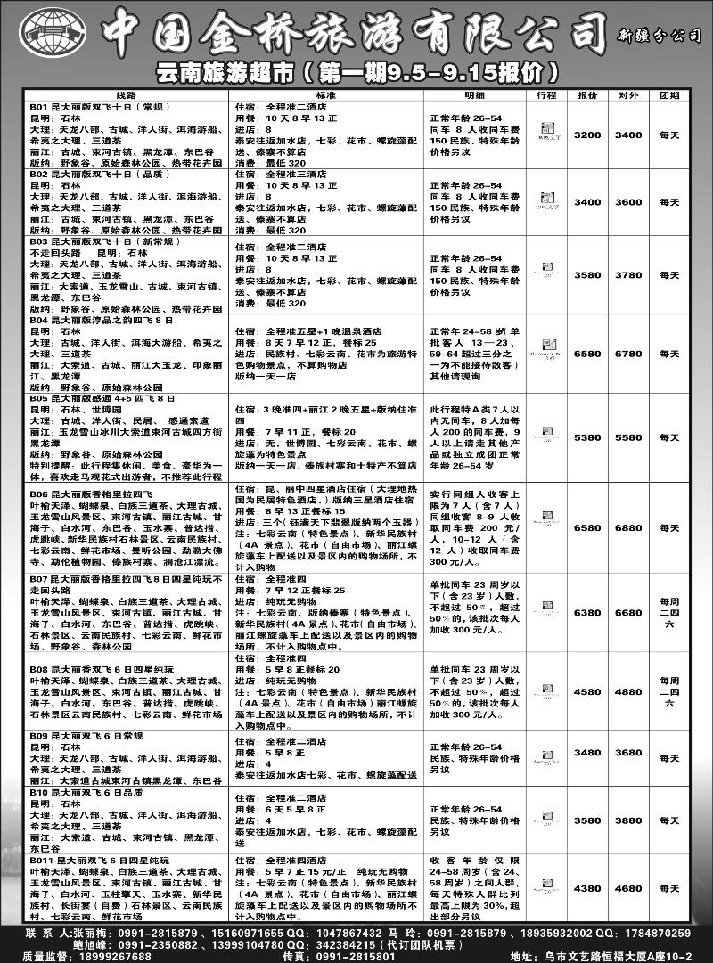 中国金桥新疆公司红版扉四