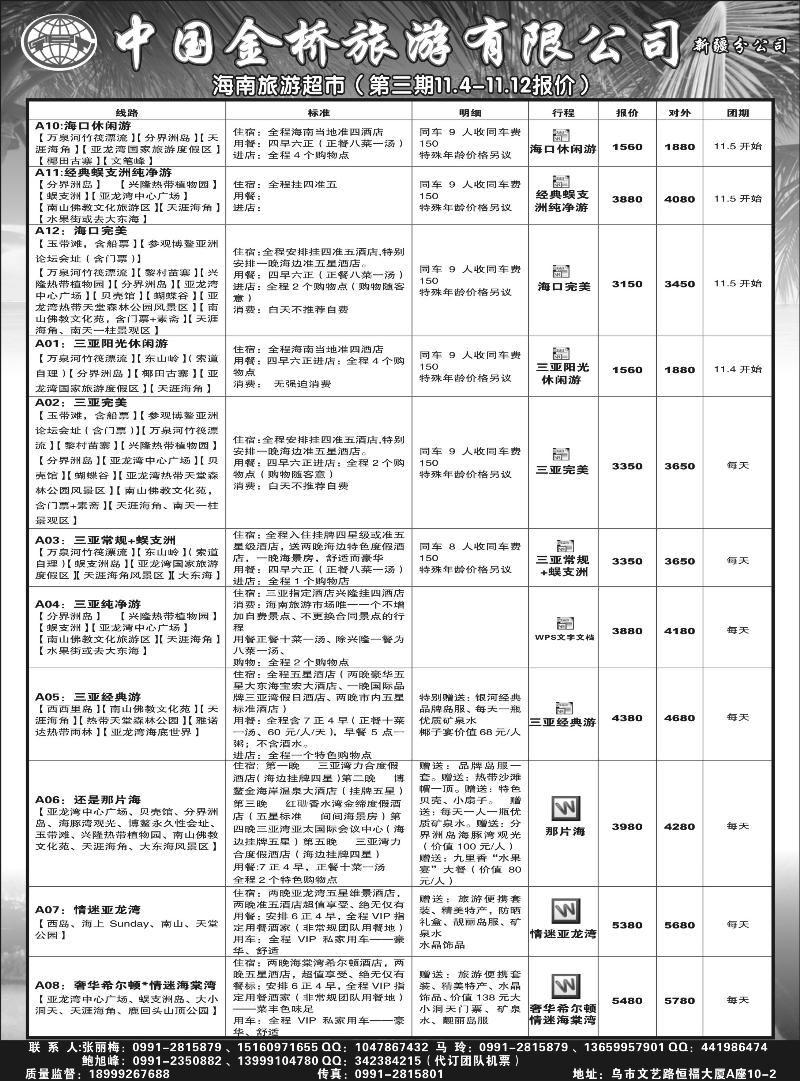 中国金桥新疆公司红版扉二