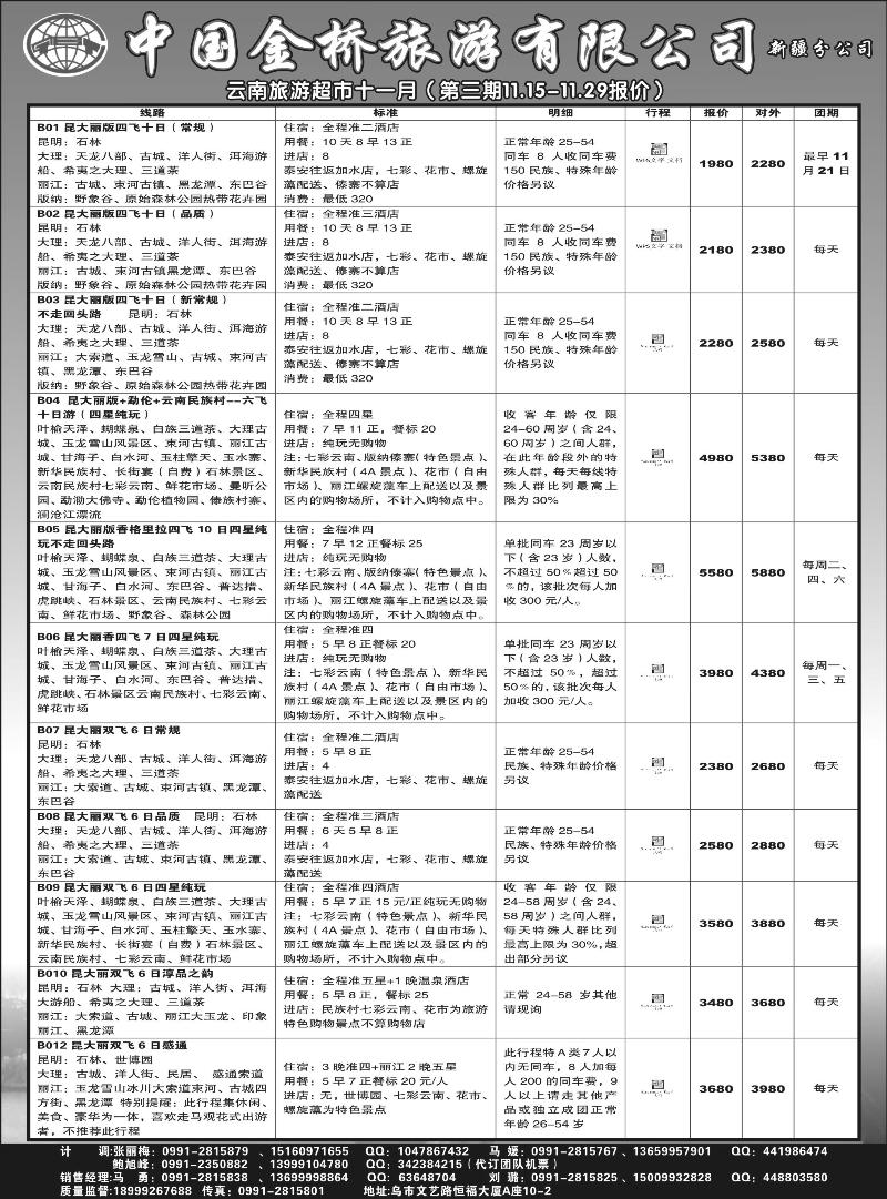 中国金桥新疆公司红版扉七