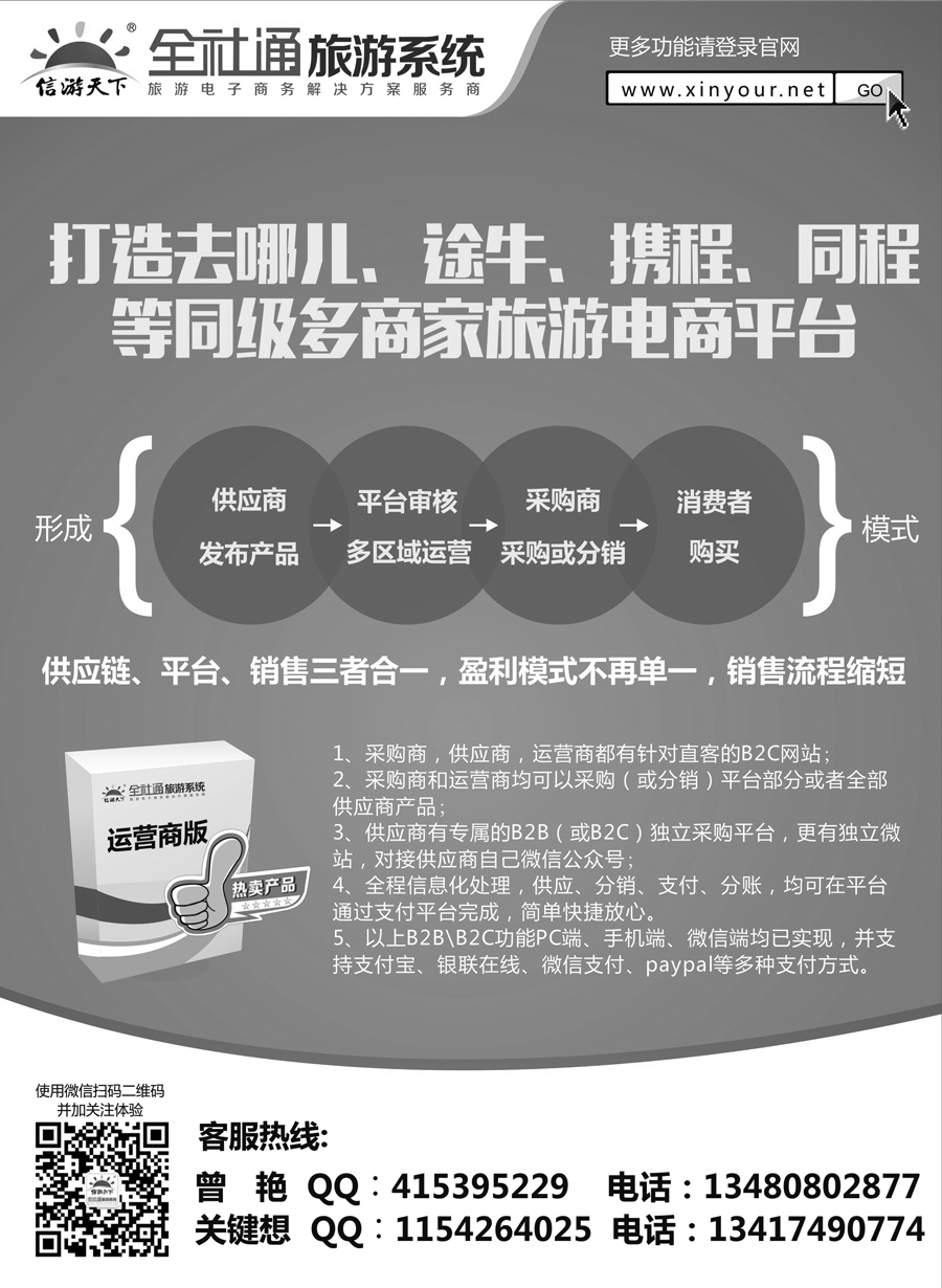 L蓝黑14     专业旅游网站建设