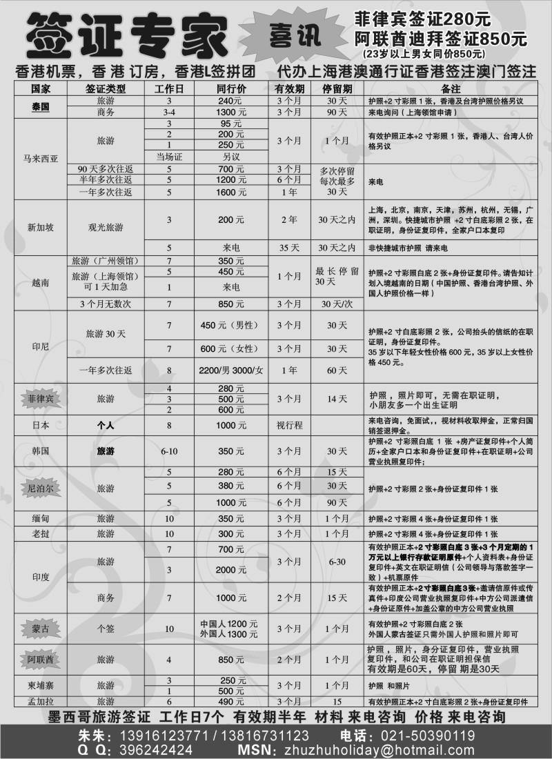 h38 东南亚签证专家
