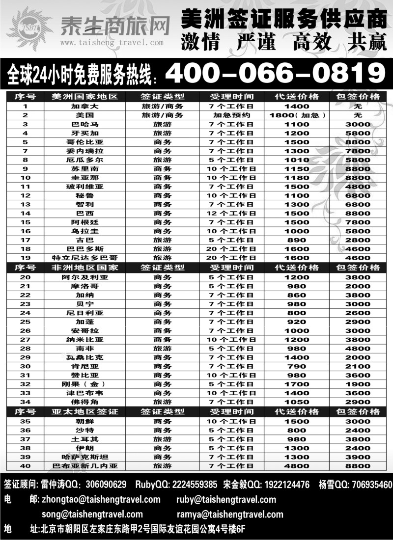 a32 泰生商旅网您真正的旅行顾问