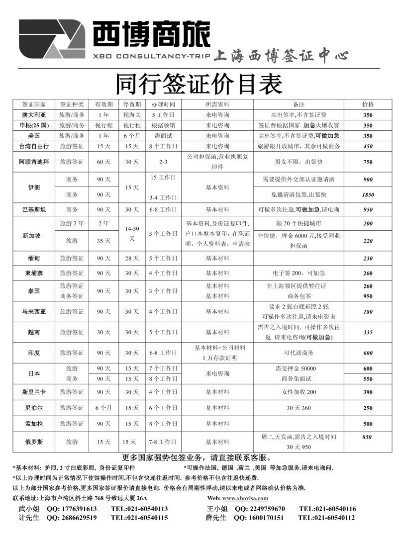 a13 优质同行-西博签证