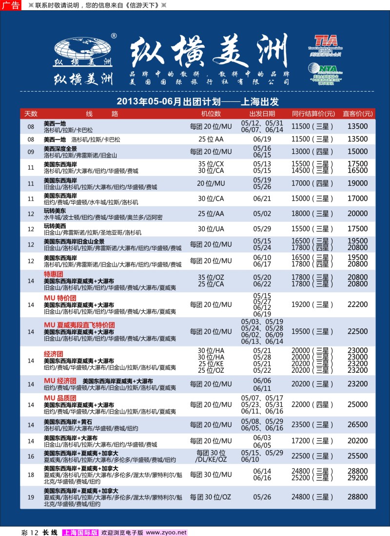 a彩12 纵横美洲