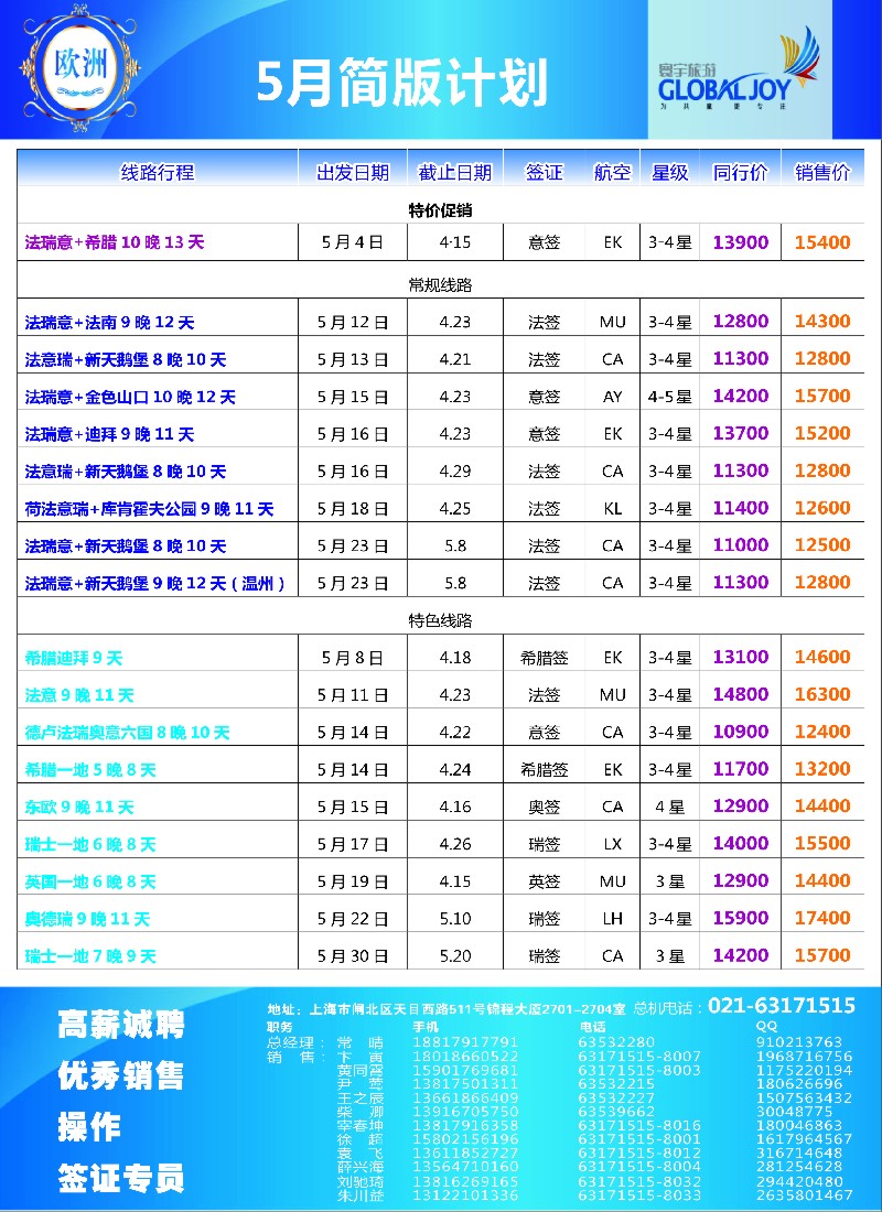 a彩17 寰宇风情（欧洲）