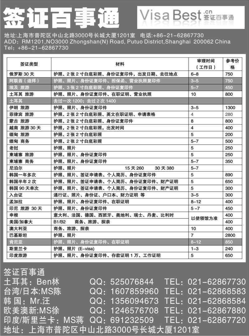 a25  签证百事通