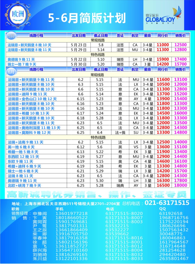 a彩22 寰宇风情（欧洲）